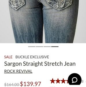 Sold on Merc! 24HR SALE ONLY!! Rock Revival Jeans